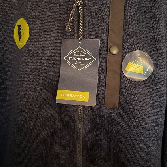 St. John’s bay windproof jacket L NWT - Picture 5 of 13